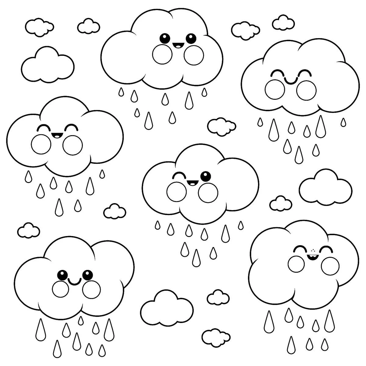 Tormenta Para Colorear 4