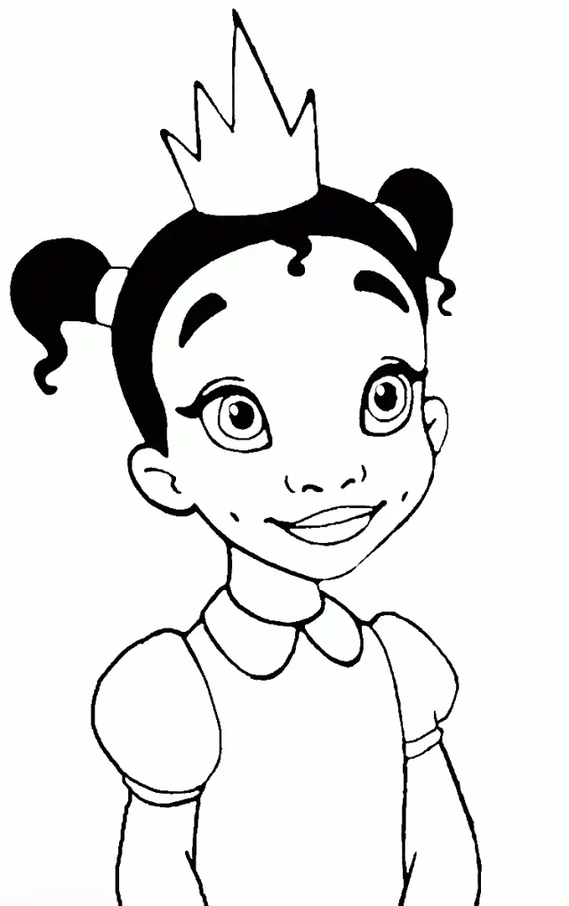 Tiana Para Colorear 33