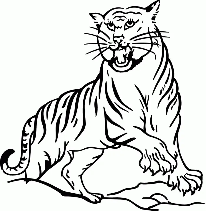 Tiger Coloring Pages 120
