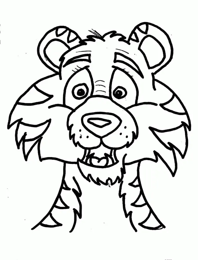 Tiger Coloring Pages 128