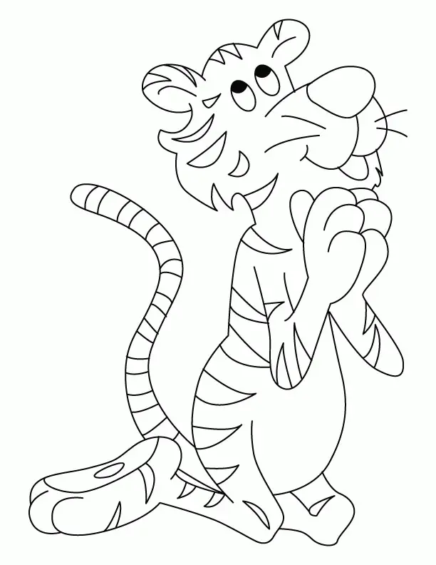 Tiger Coloring Pages 171