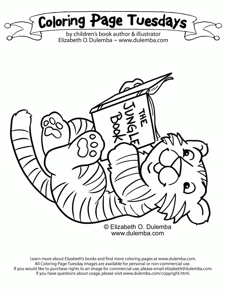 Tiger Coloring Pages 34