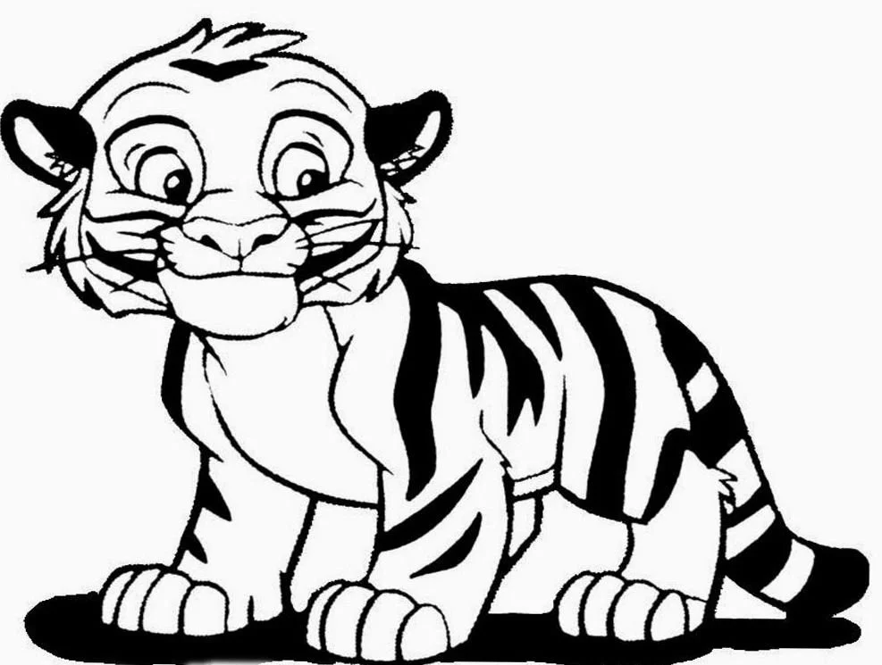 Tiger Coloring Pages 63