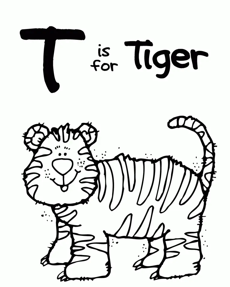 Tiger Coloring Pages 82