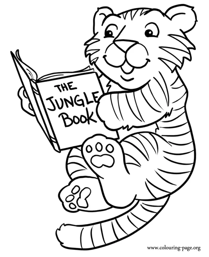 Tiger Coloring Pages 9