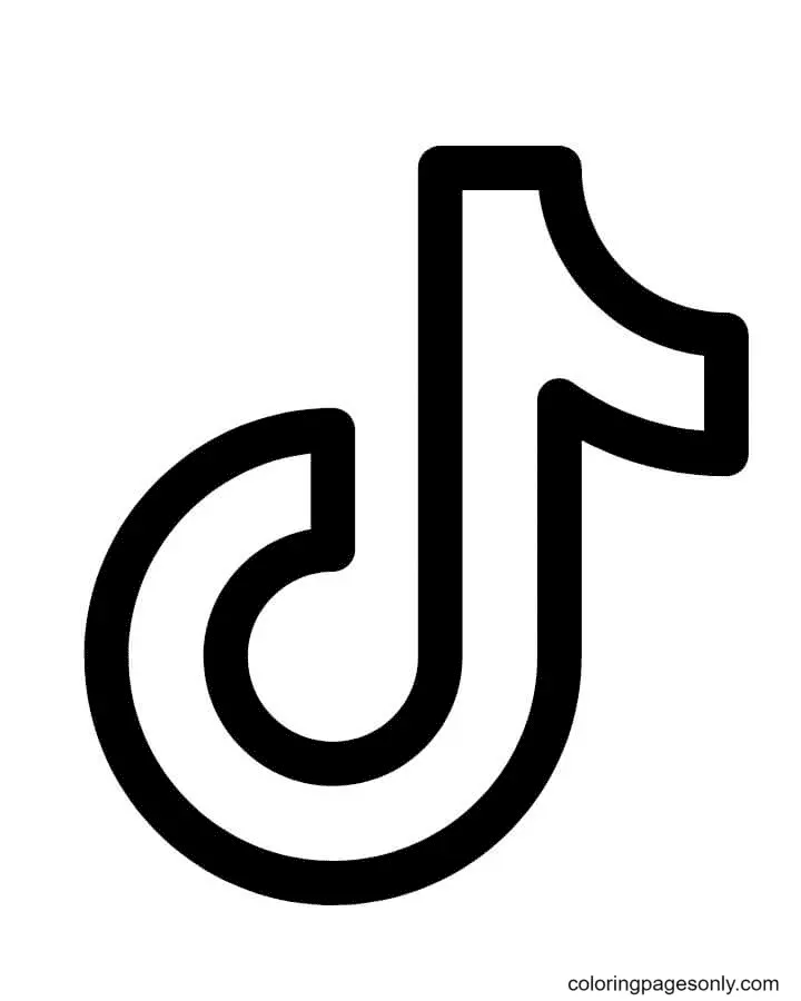 TikTok Coloring Pages 4