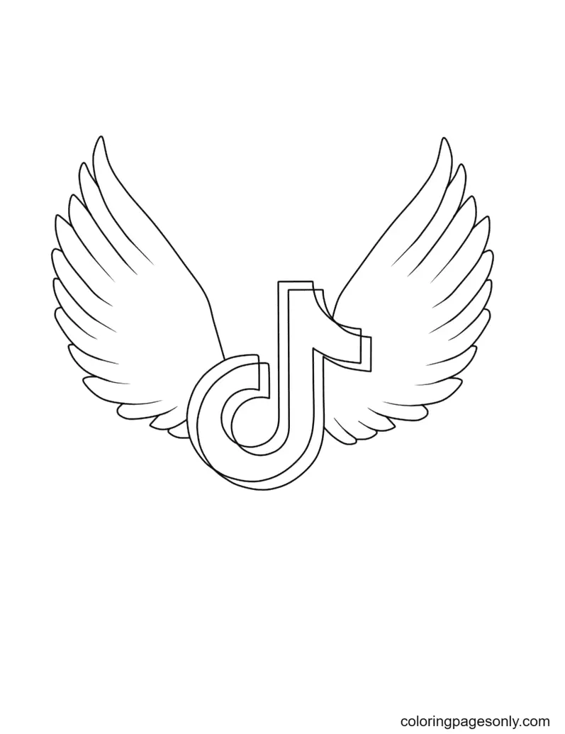 TikTok Coloring Pages 6