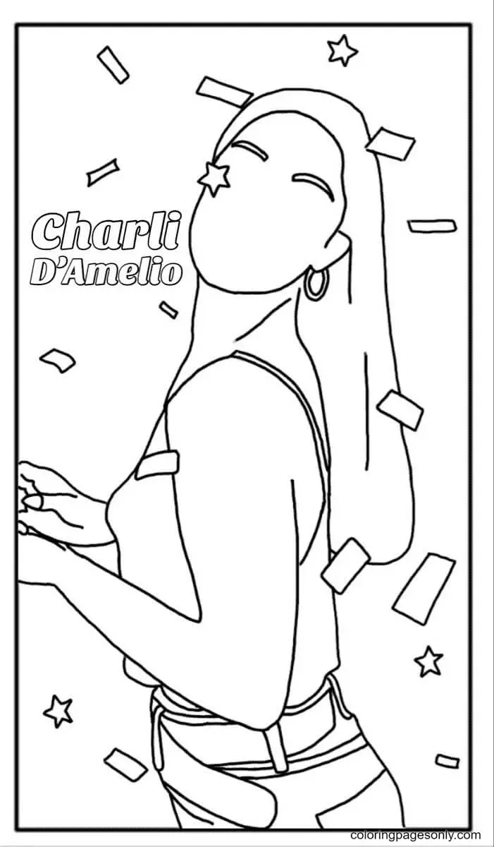 TikTok Coloring Pages 7