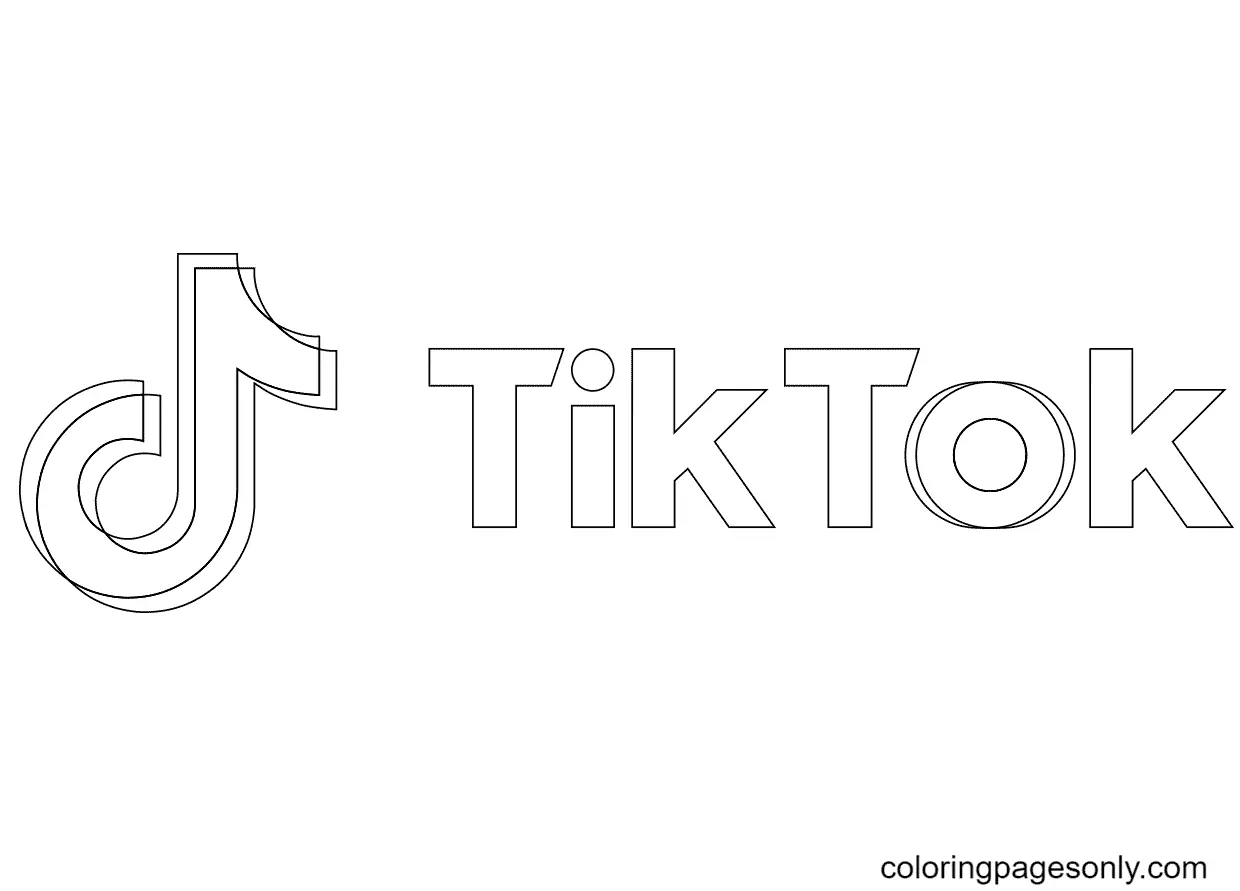 TikTok Coloring Pages 9