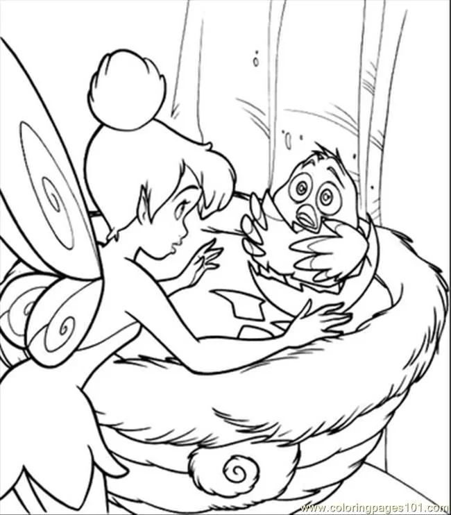 Tinker Bell Coloring Pages 18