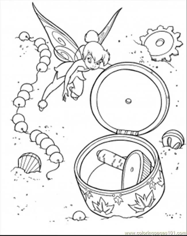 Tinker Bell Coloring Pages 19