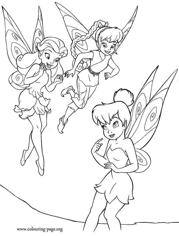 Tinker Bell Coloring Pages 23
