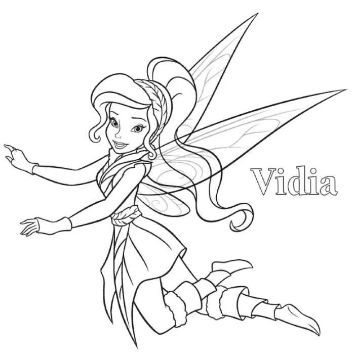 Tinker Bell Coloring Pages 24
