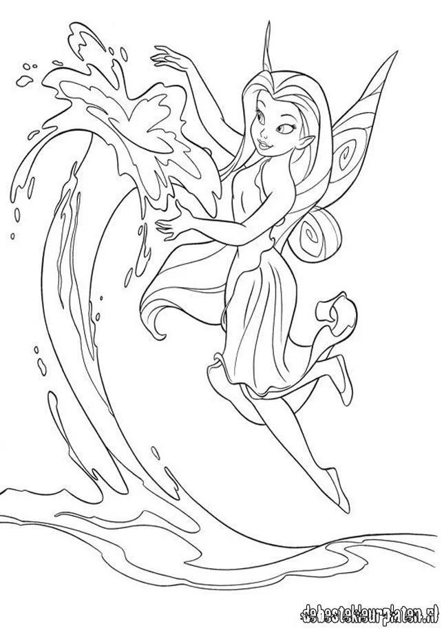 Tinker Bell Coloring Pages 26