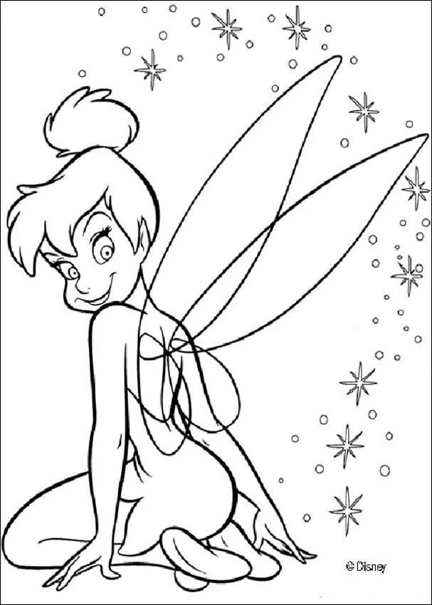 Tinker Bell Coloring Pages 27