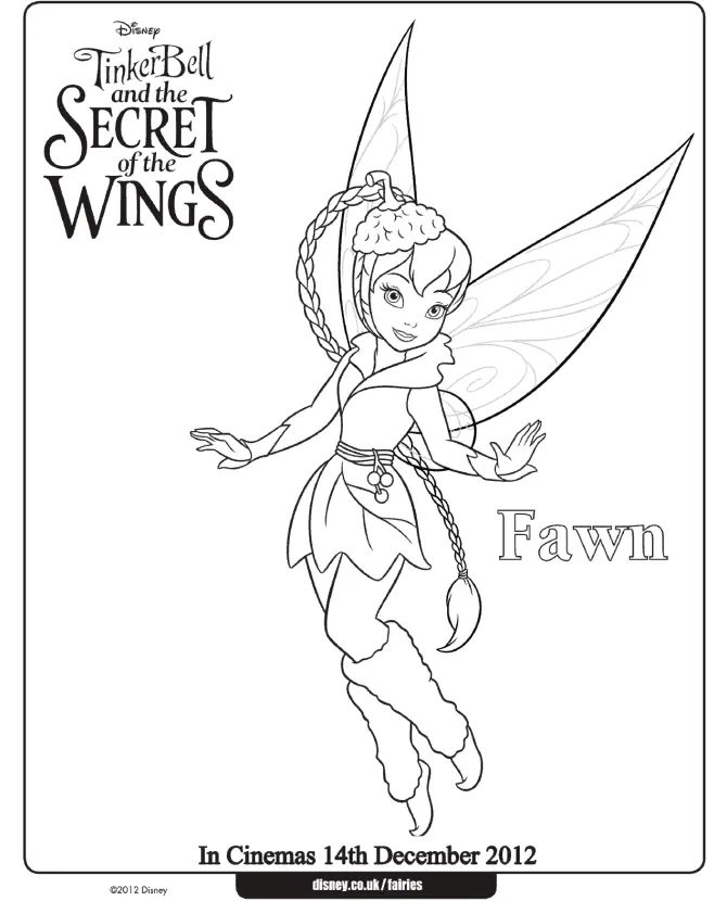 Tinker Bell Coloring Pages 5