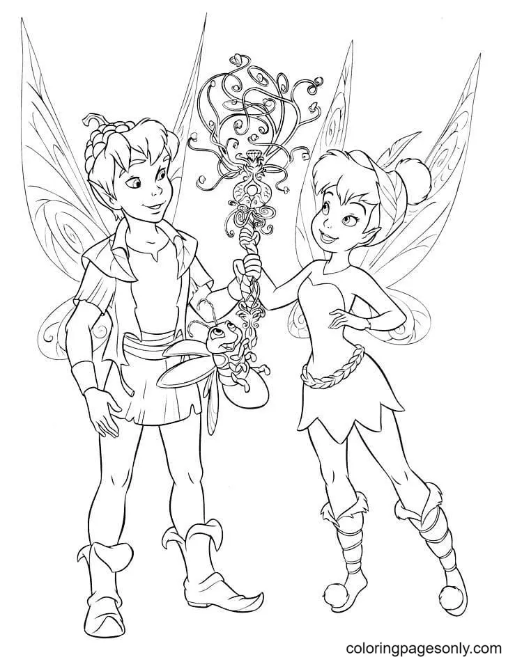 Tinkerbell Coloring Pages 14