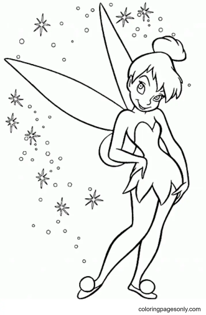 Tinkerbell Coloring Pages 26
