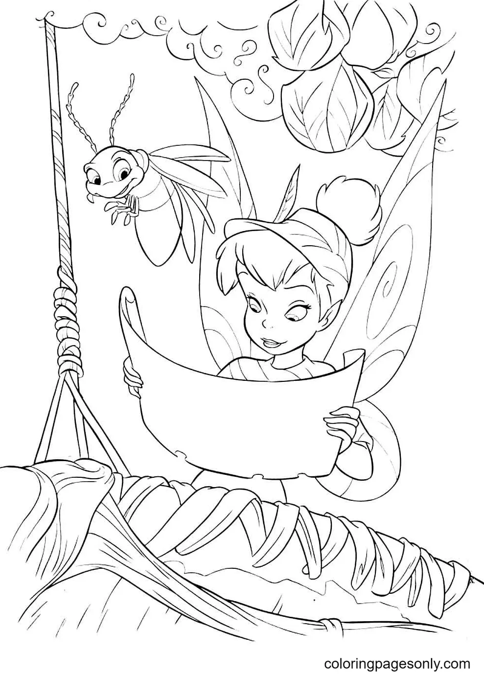 Tinkerbell Coloring Pages 33