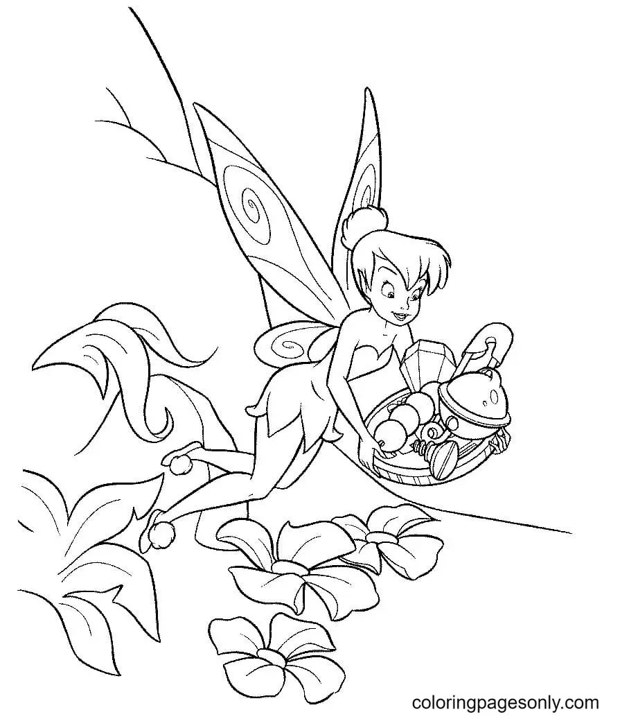 Tinkerbell Coloring Pages 51