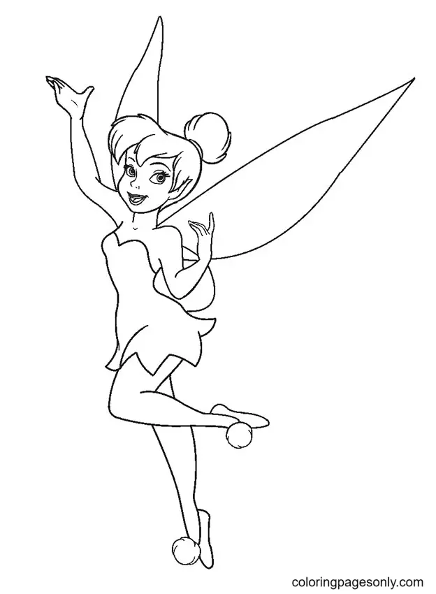 Tinkerbell Coloring Pages 66