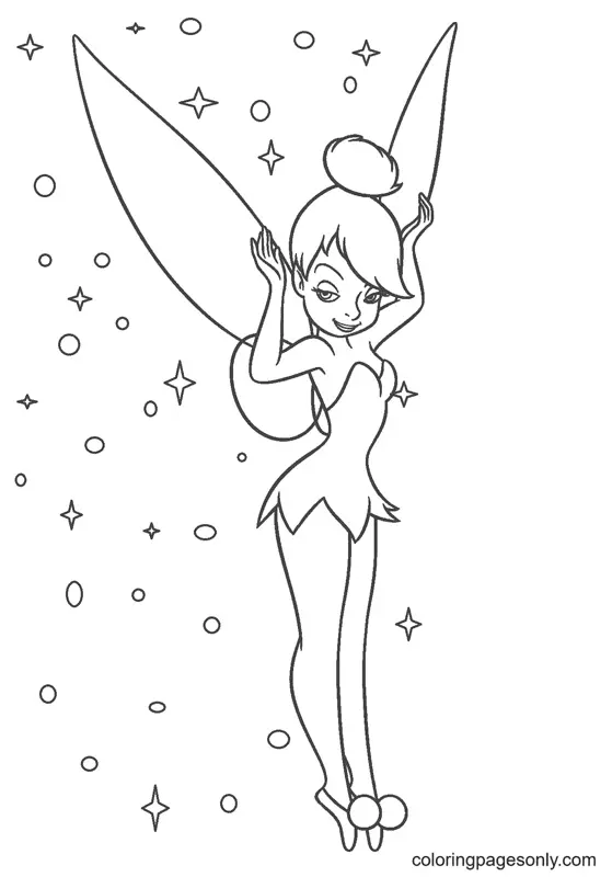 Tinkerbell Coloring Pages 7