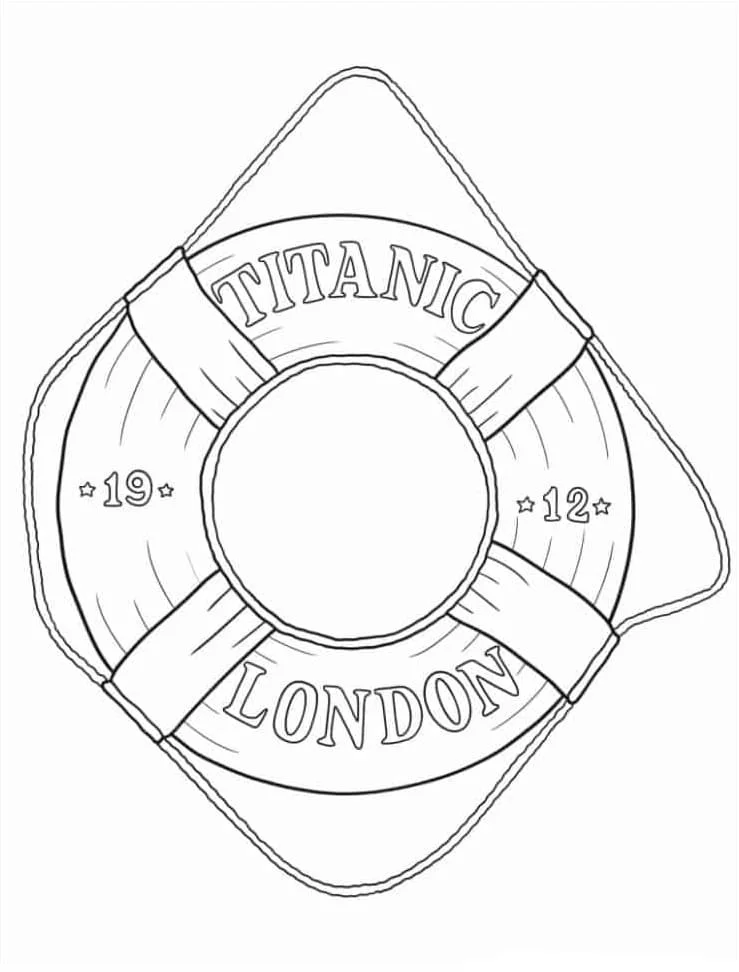 Titanic Coloring Pages 18