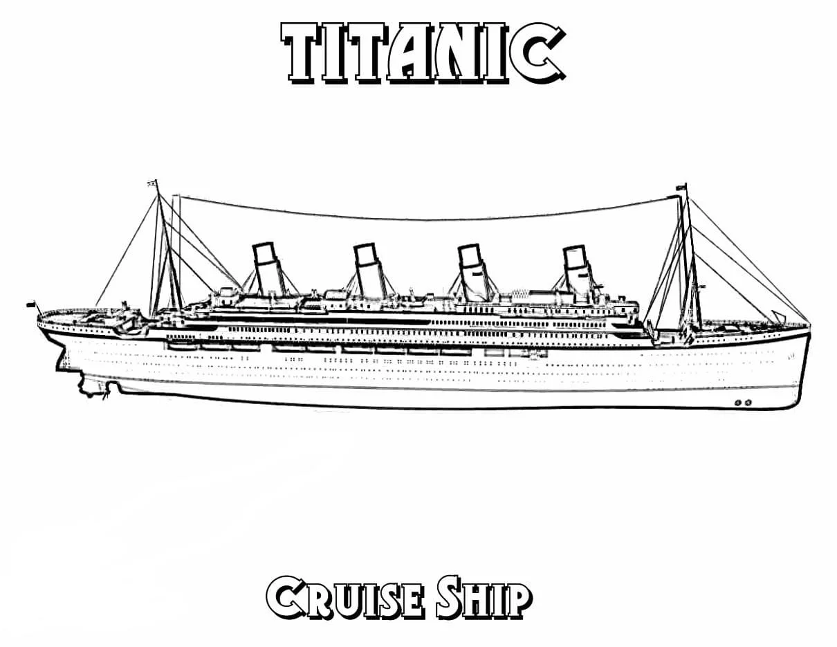Titanic Coloring Pages 29