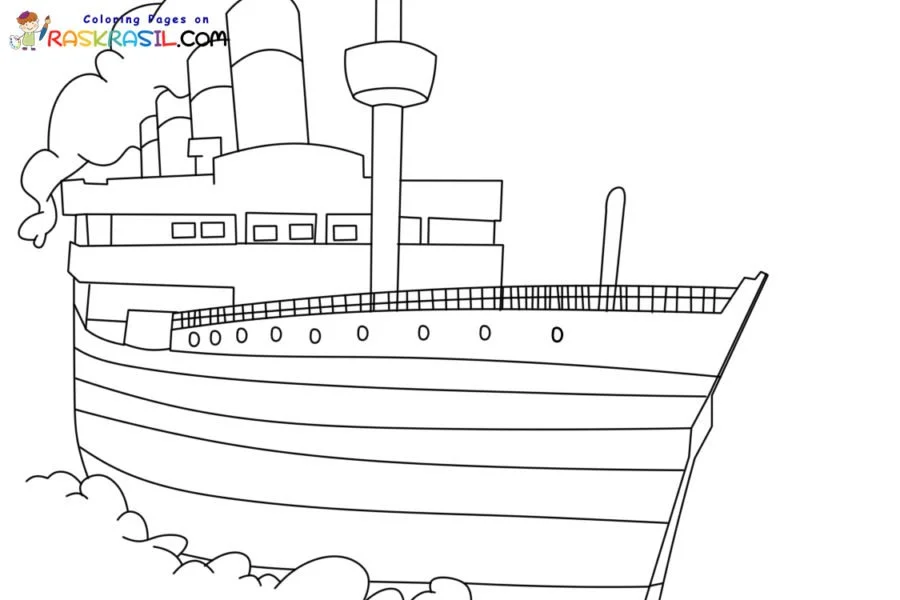 Titanic Coloring Pages 3