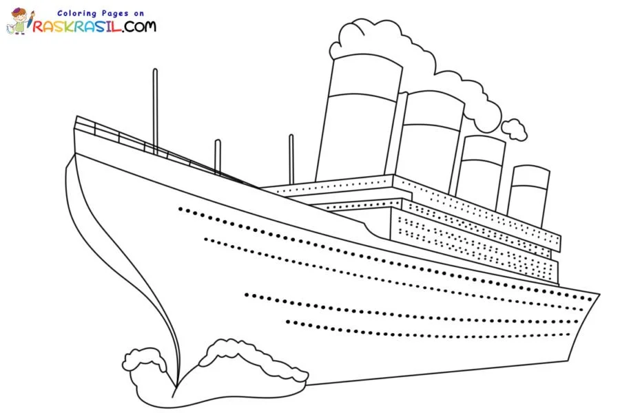 Titanic Coloring Pages 30