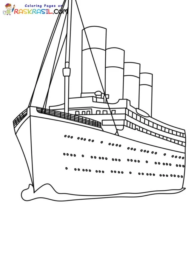 Titanic Coloring Pages 33
