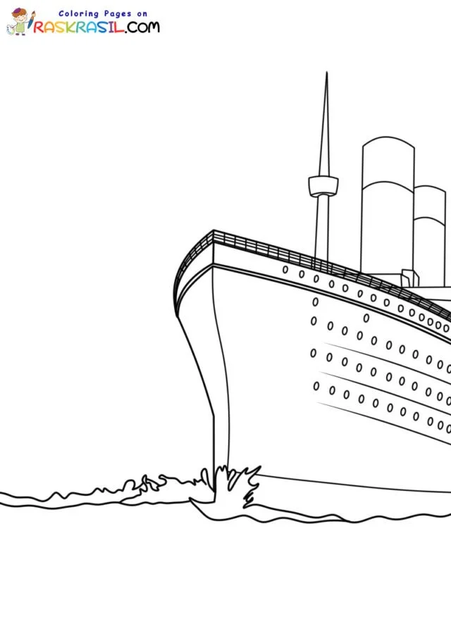 Titanic Coloring Pages 34
