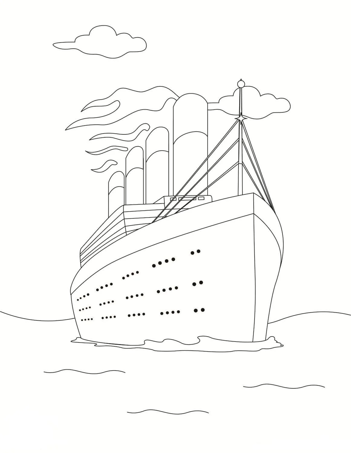 Titanic Coloring Pages 35