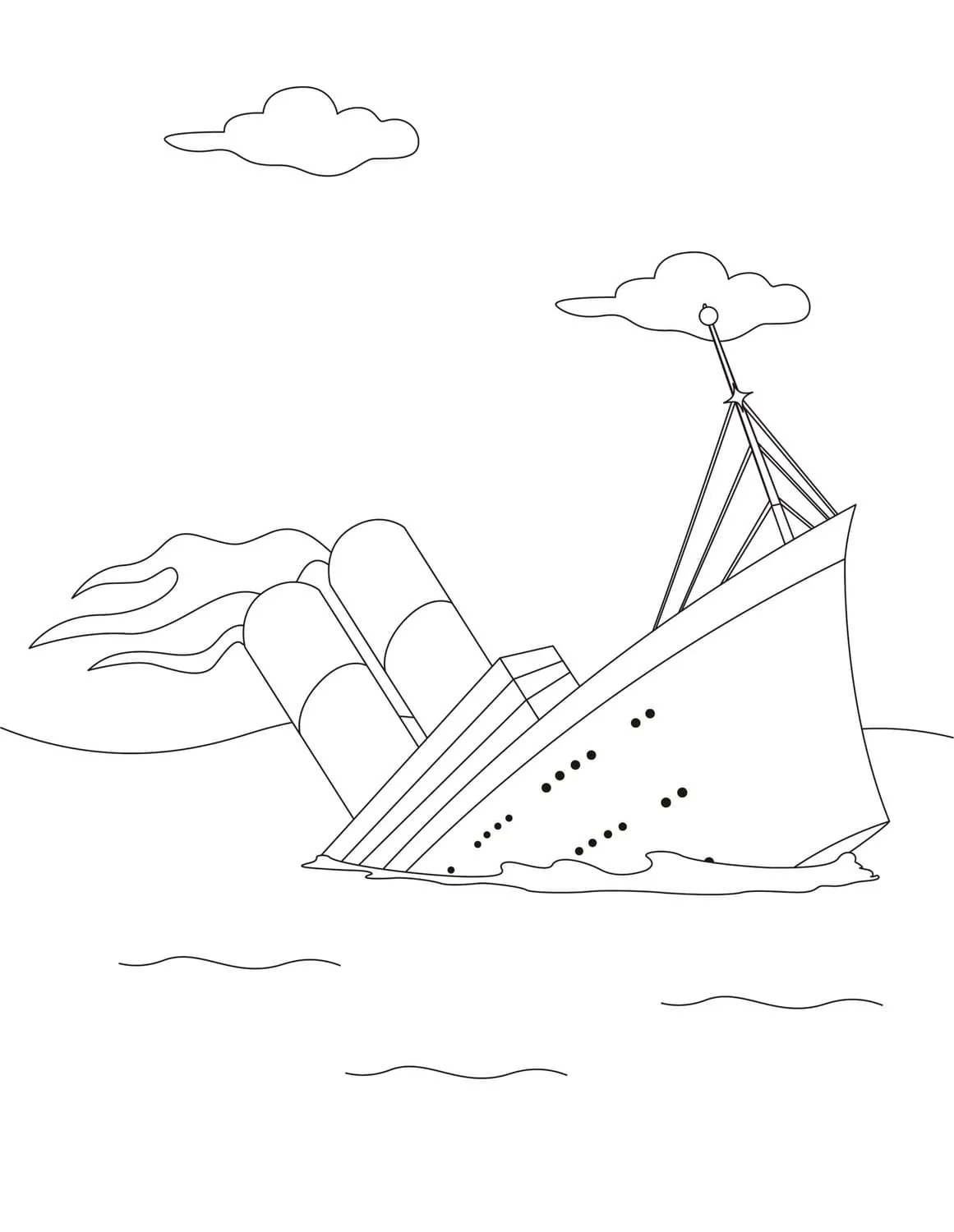 Titanic Coloring Pages 37
