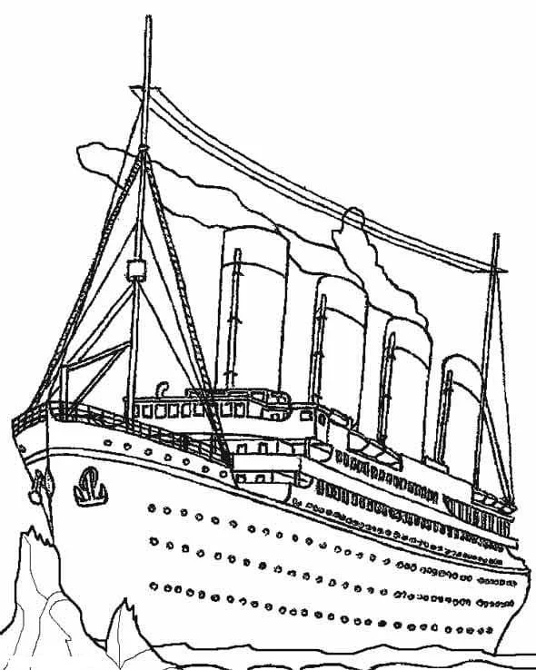 Titanic Coloring Pages 39