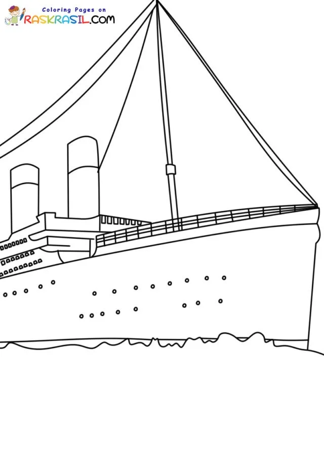 Titanic Coloring Pages 4