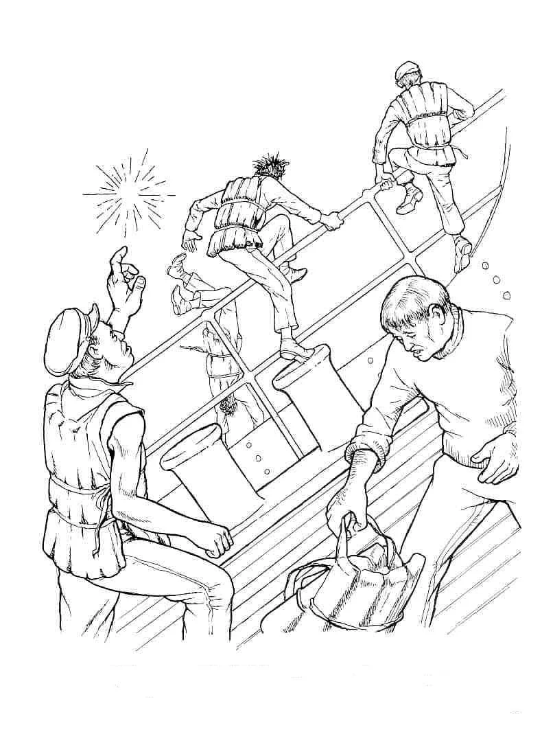 Titanic Coloring Pages 41