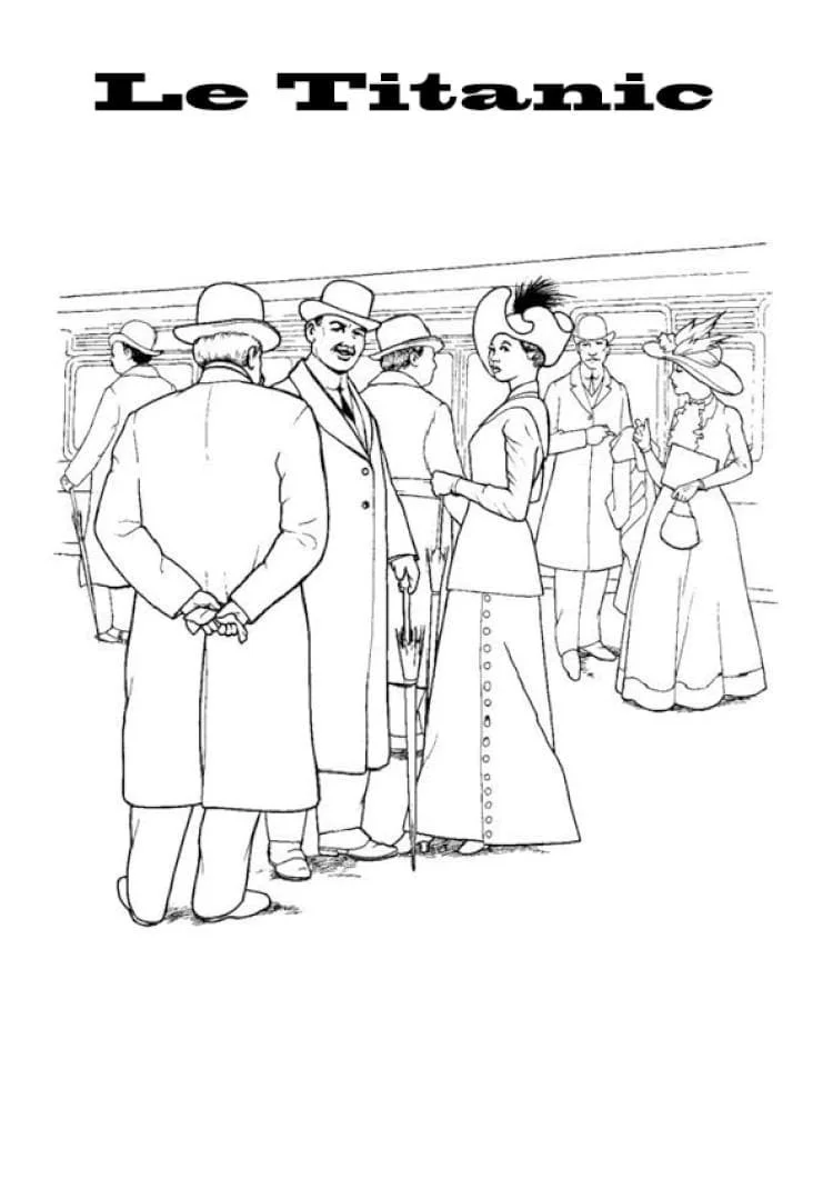 Titanic Coloring Pages 44