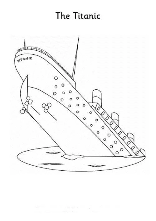 Titanic Coloring Pages 48