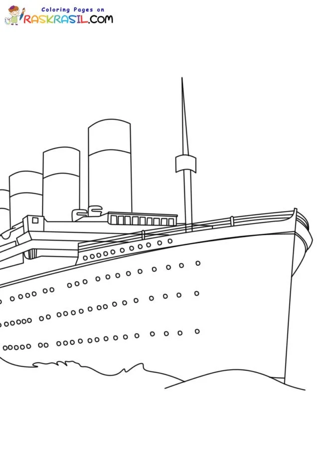 Titanic Coloring Pages 5