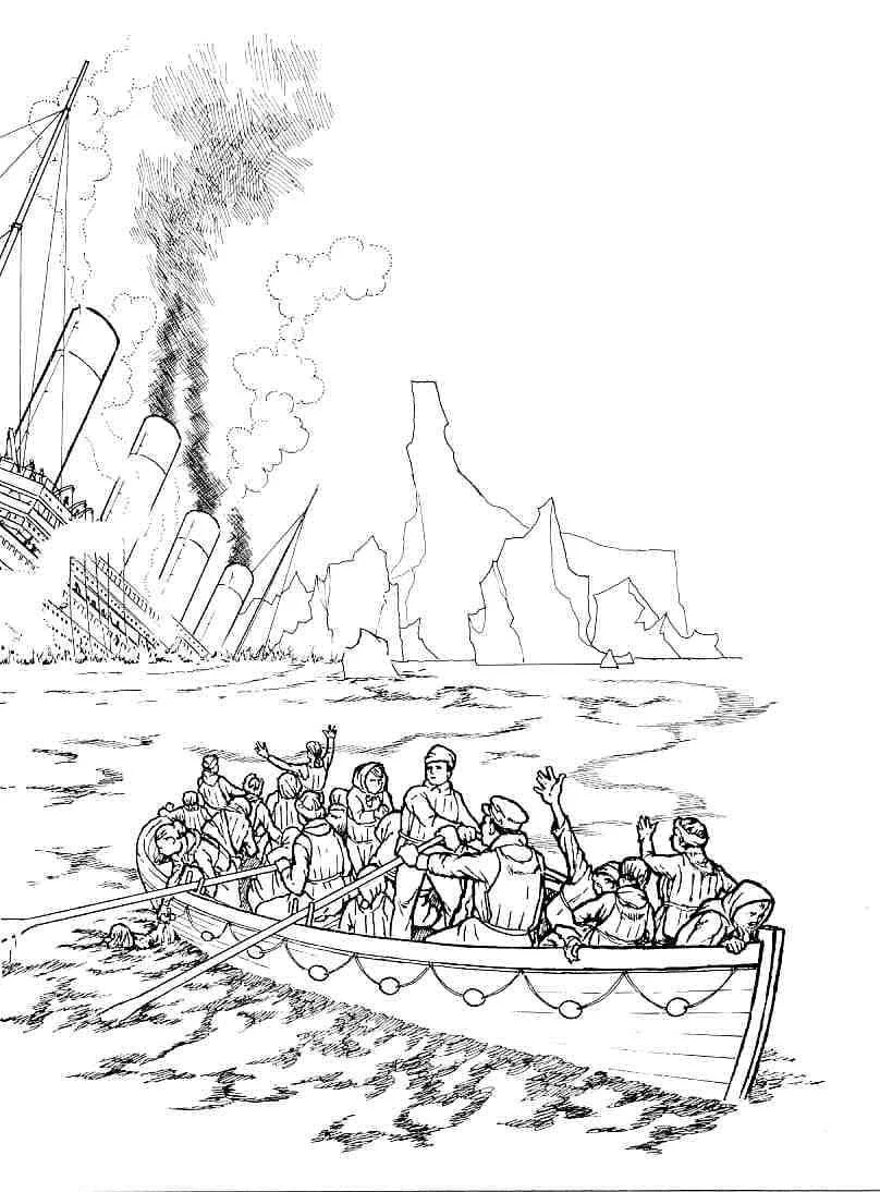 Titanic Coloring Pages 57