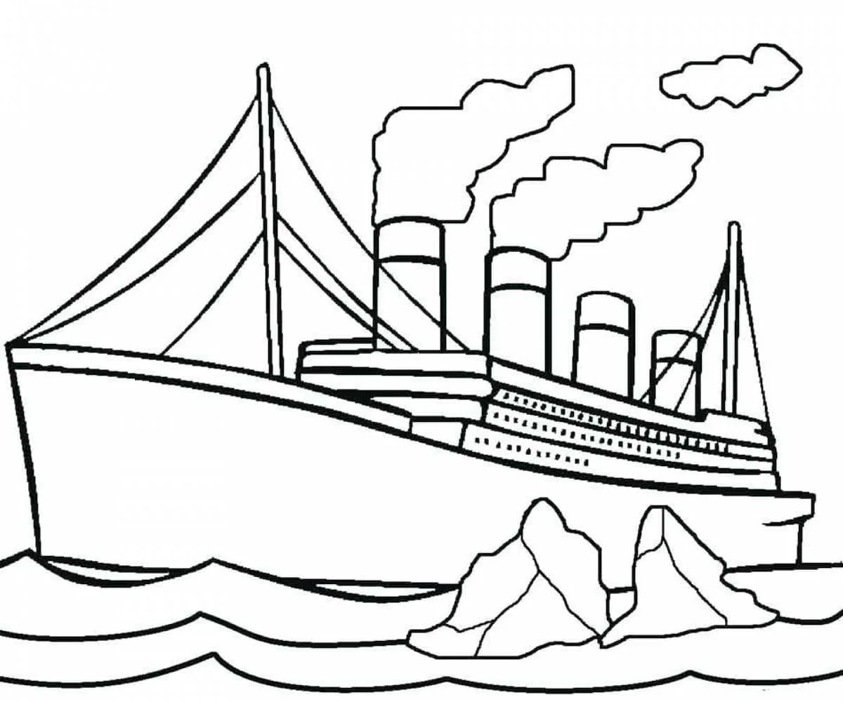 Titanic Coloring Pages 58