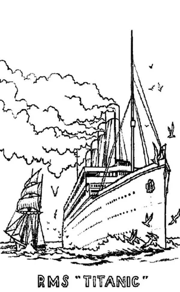 Titanic Coloring Pages 6