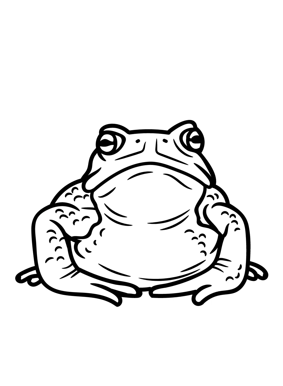 Toad Coloring Pages 3