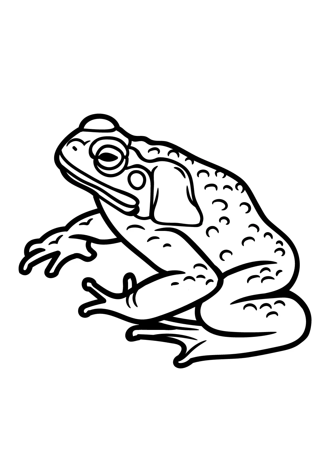 Toad Coloring Pages 5