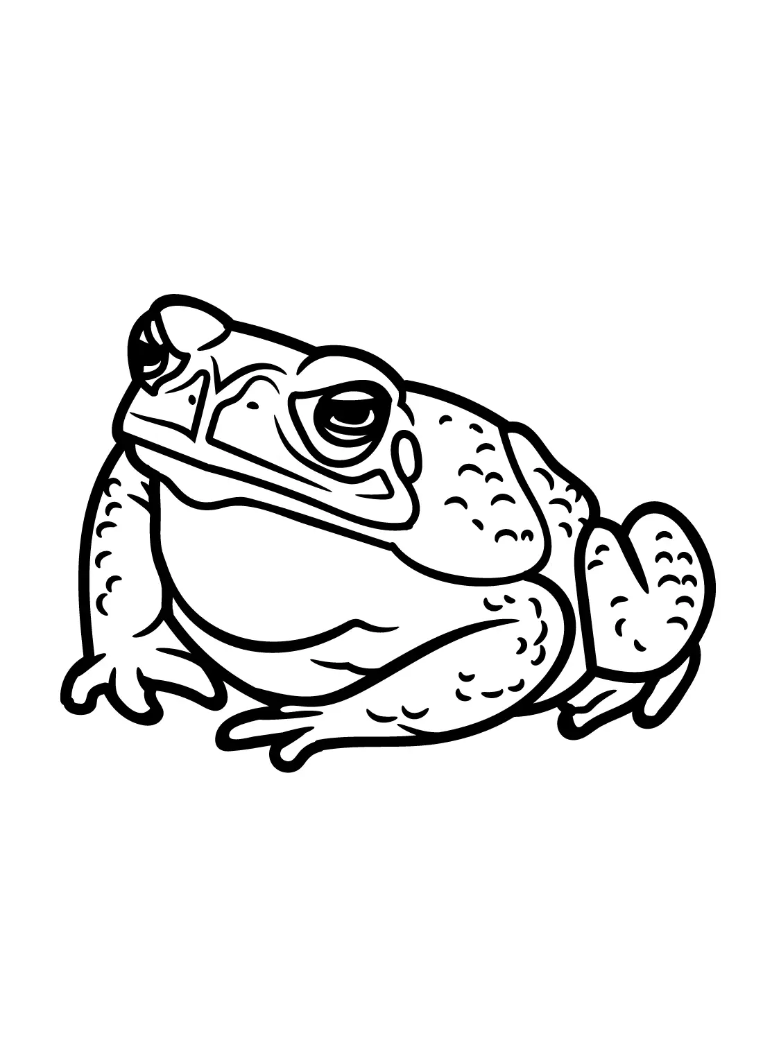 Toad Coloring Pages 7