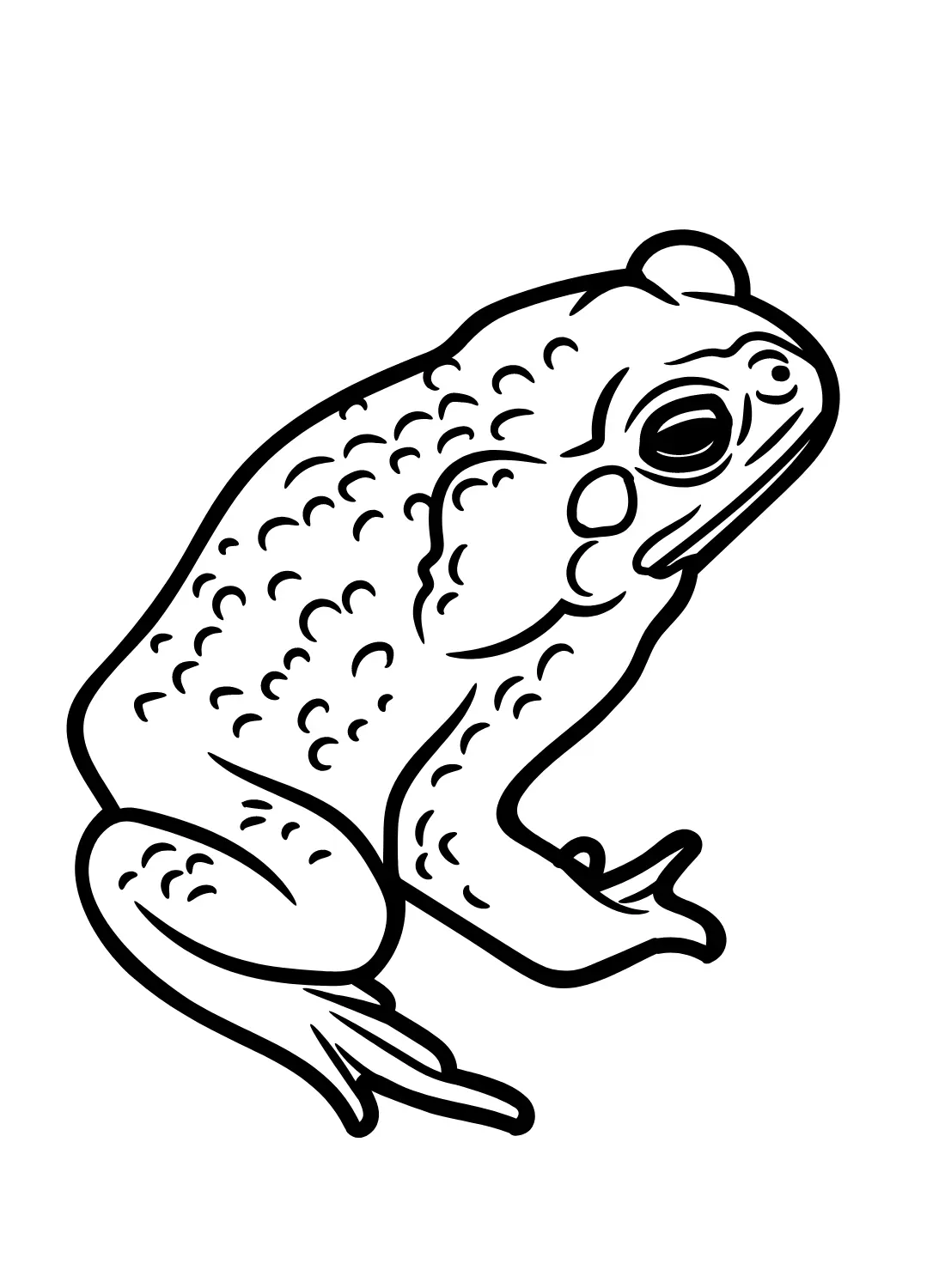 Toad Coloring Pages 8