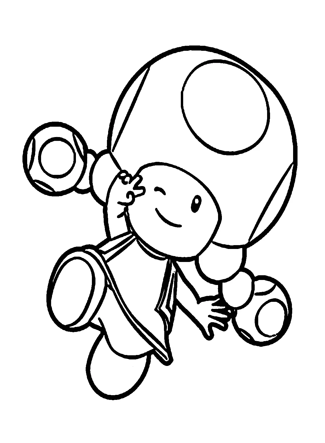 Toadette Coloring Pages 9