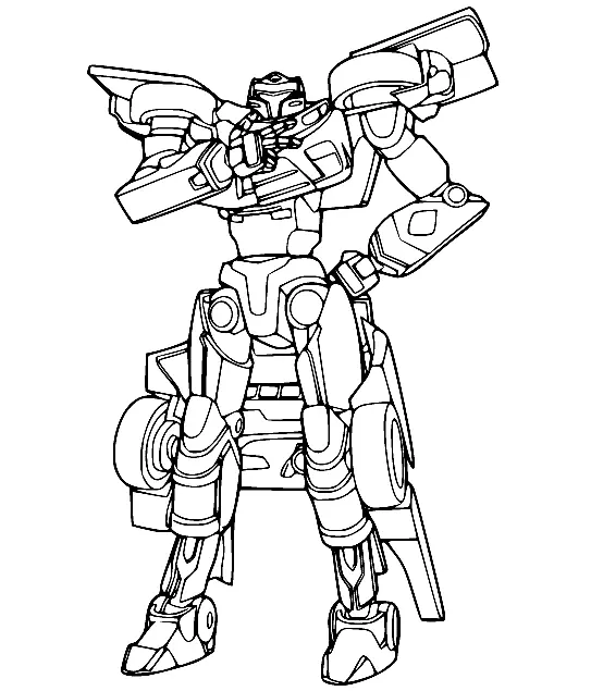 Tobot Coloring Pages 16
