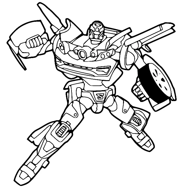 Tobot Coloring Pages 2